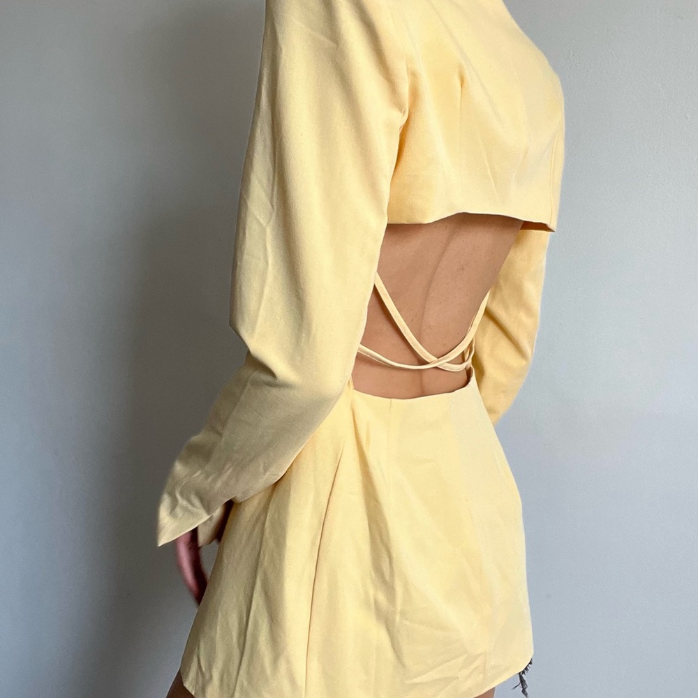 Daniel Bernshtein Cut Out Blazer size M
